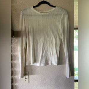 Simple white long sleeve